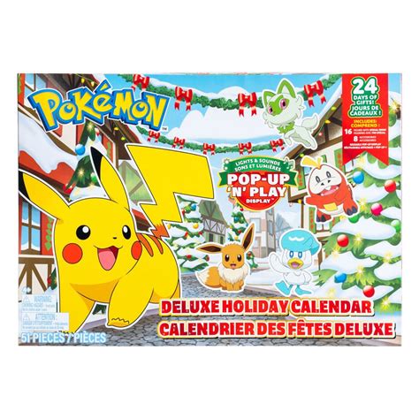 Pok Mon Calendrier De L Avent Battle Figures Deluxe Holiday