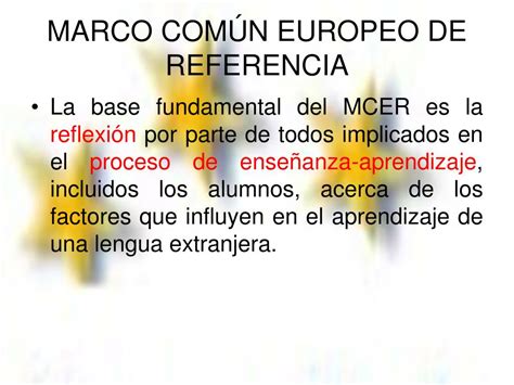 PPT Marco Común Europeo de Referencia PowerPoint Presentation free