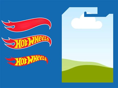 Plantilla Hot Wheels Plantilla en blanco Plantilla HotWheels Canva Etsy España