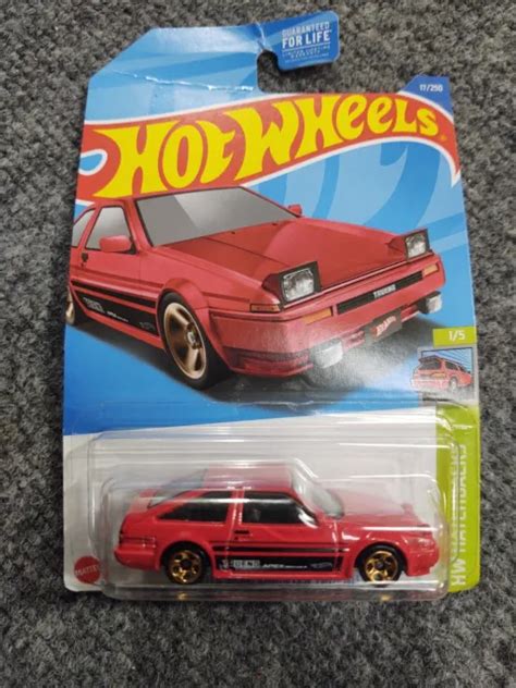 HOT WHEELS TOYOTA AE Sprinter Trueno Red Apex Twin Cam PicClick UK