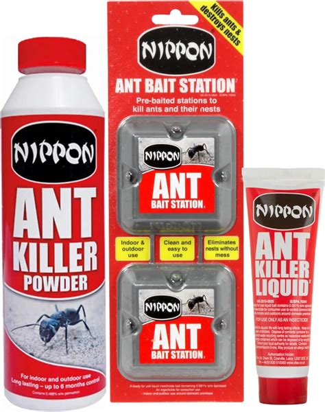 Ant Stop Bait Station Bundle Ant Powder 400g Ant Killer Liquid 30g