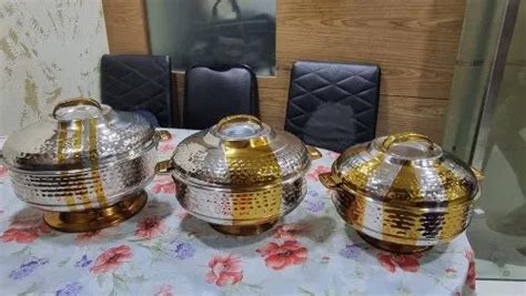 3 Piece Stainless Steel Hot Pot Set For Hotel Restaurant At 450 Piece In Mumbai