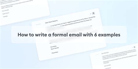 How to Write a Formal Email with Examples & Template