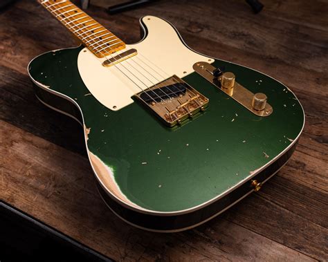 The Gold Hardware On This Fender Custom Shop Telecaster Custom