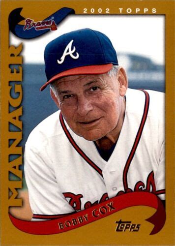 Topps Bobby Cox Atlanta Braves Ebay