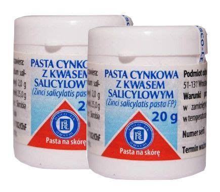 Pasta cynkowa z kwasem salicylowym leczenie trądziku 20 g Hasco