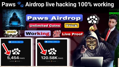 Paws Airdrop Unlimited Coin Trick Paws Airdrop Script Paws