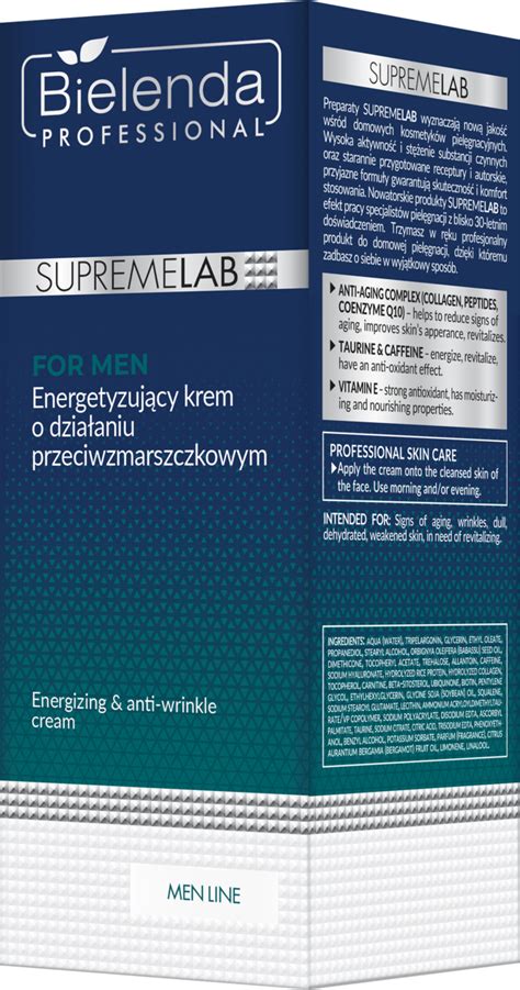 Bielenda Professional Supremelab For Men Energetyzuj Cy Krem