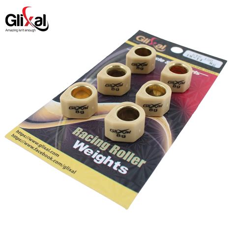 Glixal X Mm High Performance Racing Sliding Roller Weights Polygon