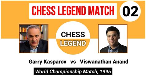 Garry Kasparov Vs Viswanathan Anand World Championship Match