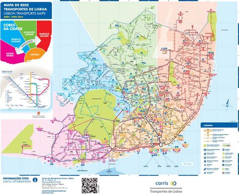 Lisbon Bus And Tram Map Lisbon Bus Map Map