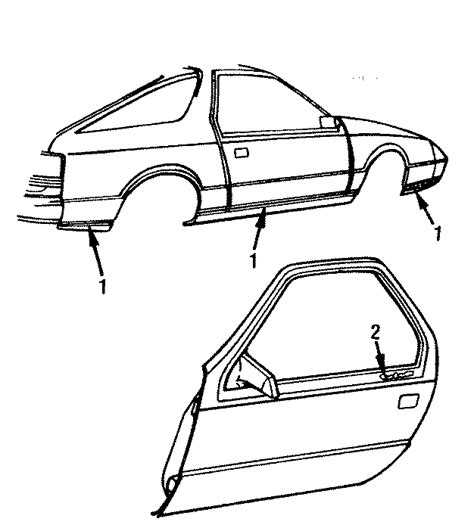 Dodge Daytona Door Decal Daytona And Turbo Z E F I Laser 4328184 Amherst Oh