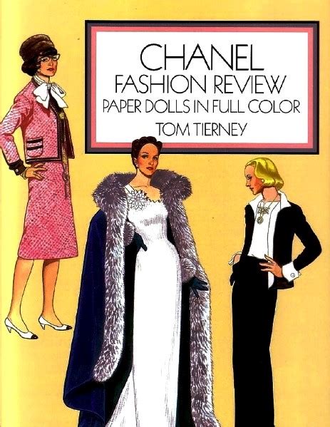 Chanel Fashion Review Paper Dolls In Full Color Fashion Design Books