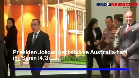 Bertolak Ke Australia Presiden Jokowi Akan Hadiri Ktt Asean Australia