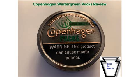 Copenhagen Wintergreen Packs Review Youtube