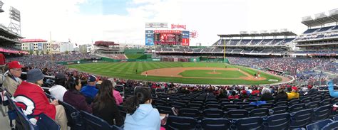 Washington Nationals Stadium Seating Map Elcho Table