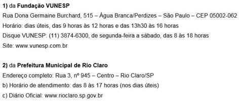 Prefeitura De Rio Claro Sp Divulga Edital De Processo Seletivo Na