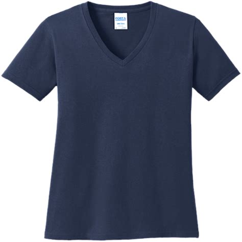 Navy Ladies V Neck Tee Too Cool Sportswear