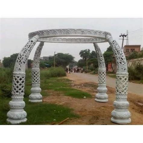 Circular White Decorative Frp Pillar For Wedding At Rs In New Delhi