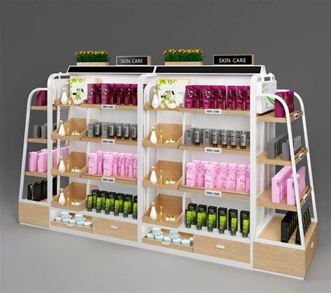 Skin Care Display Stands Store Shelves Design Retail Store Interior