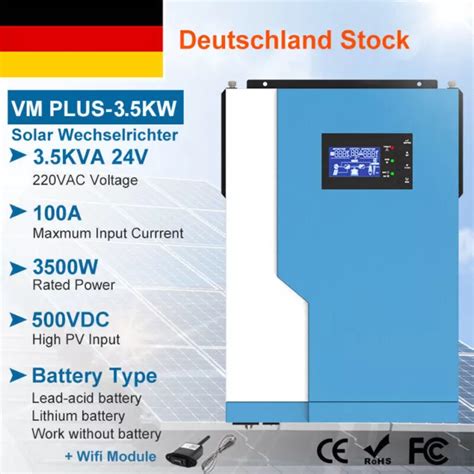 POWMR 3 5KW SOLAR Inverter Wechselrichter Off Grid MPPT 500V 230V 100A