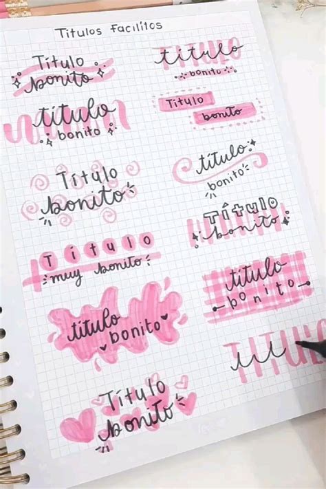 Best Pink Bullet Journal Headers For Inspiration Artofit