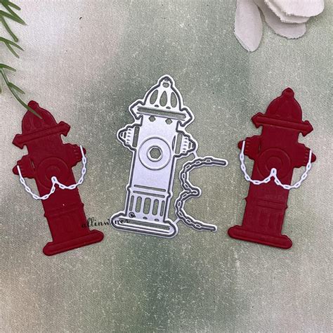 New Fire Hydrant Water Diy Craft Metal Cutting Die Scrapbook Clip