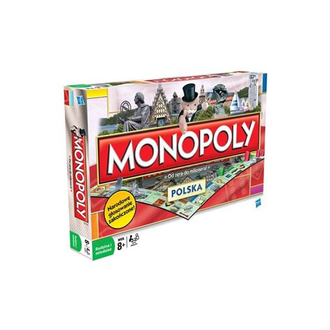 Hasbro 01610 Gra Logiczna Monopoly Polska Od Zera Do Milionera