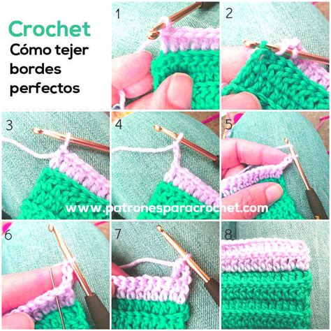 Cómo tejer orillos o bordes perfectos al crochet