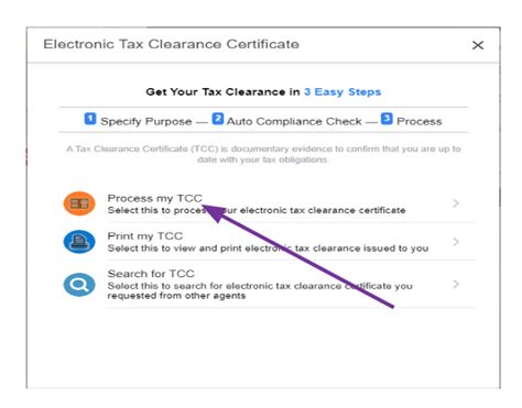 8 Steps To Get Your Electronic Tax Clearance Certificate E TCC The