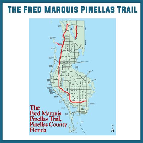 Pinellas County Bicycle Trail Map Bicycle Post