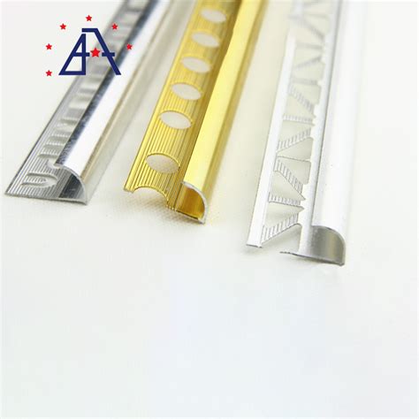 High Quality Aluminium Quarter Round Tile Corner Edge Trims Tile Trim