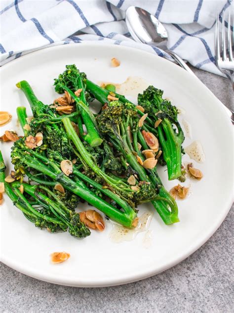 Tenderstem Broccoli With Garlic And Almond K33 Kitchen Delicious