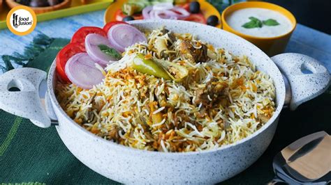 Mutton Zafrani Biryani Recipe By Food Fusion Bakra Eid Special YouTube