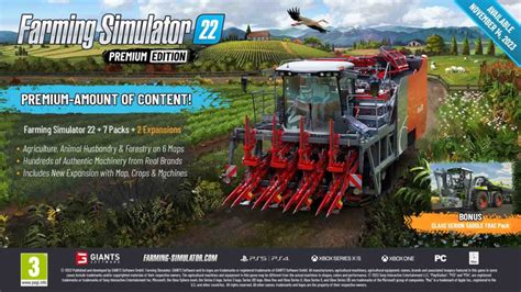 Farming Simulator 22 Premium Edition And Expansion Announced