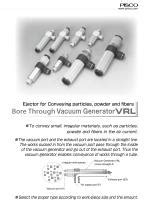 Single Stage Vacuum Ejector Vrl Series Nihon Pisco Co Ltd