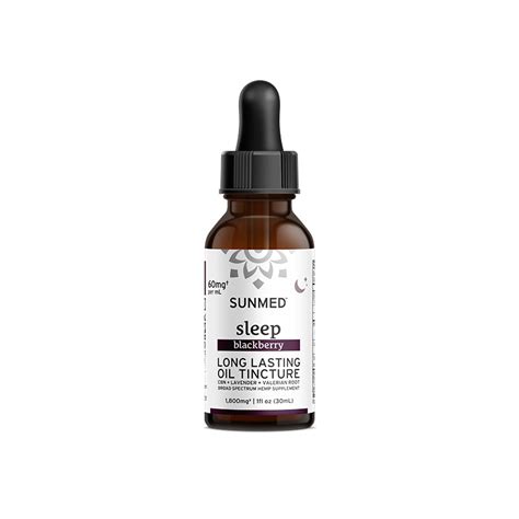 Broad Spectrum Sleep Cbn Tincture Sunmed Cbd