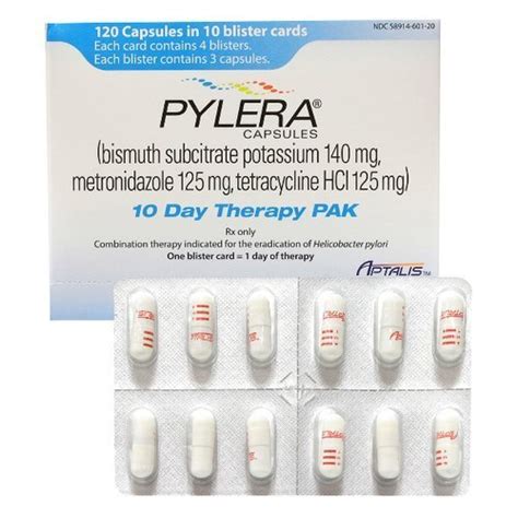 125mg Pylera Capsules At Best Price In Bidar Id 21503034633