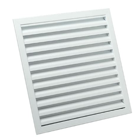 Grille D Air Carr E En Aluminium Blanc X Mm