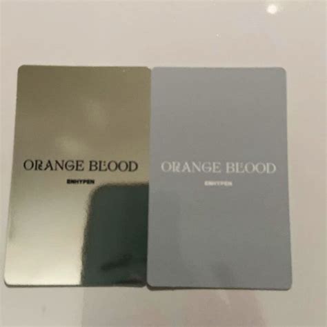 Enhypen Jay Orange Blood Kalpa Ver Official Photocard Photo Card Pc Ebay