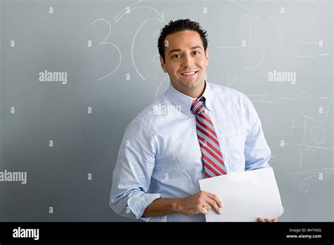 Portrait of a teacher Stock Photo - Alamy