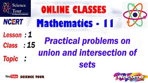 Practical Problems On Union And Intersection Of Sets Class 11