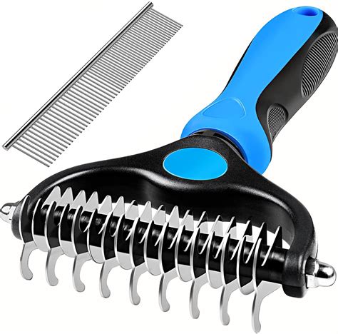 Pet Grooming Brushundercoat Rake For Dogs And Catsdouble Sided Dog