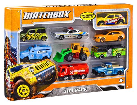 Matchbox 9 Pack Die Cast 164 Scale Toy Cars Construction