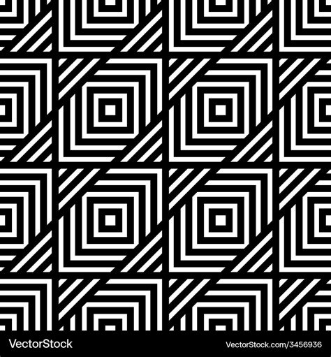 Simple Black And White Geometric Patterns