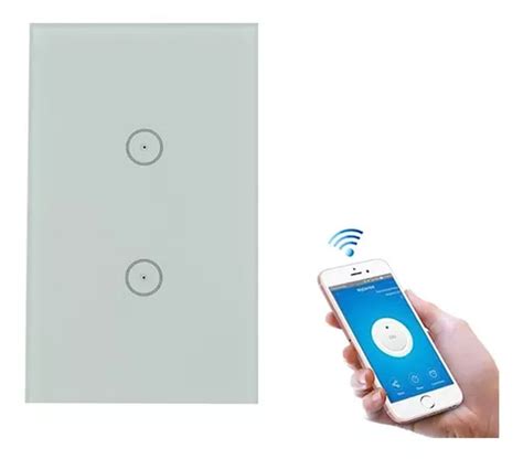 Apagador Botones Dual Touch Switch Inteligente Smart Wifi