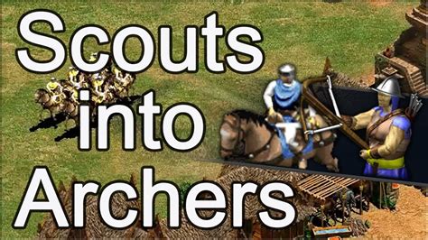 AoE2 Build Order Scouts Into Archers YouTube