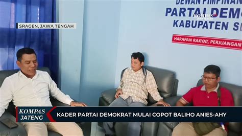 Kader Partai Demokrat Mulai Copot Baliho Anies Ahy Video Dailymotion