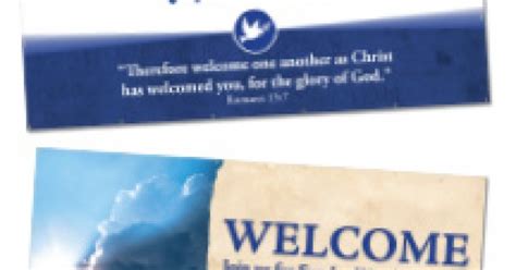 Outdoor Church Welcome Banners