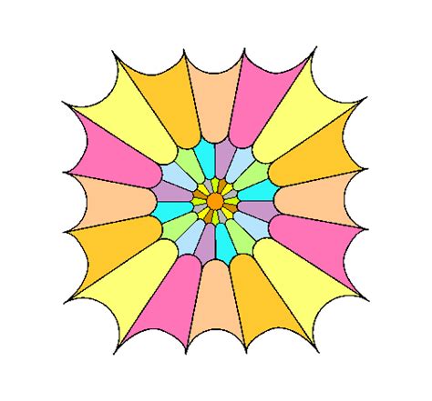 Dibujo de Mandala 15 pintado por Gaby en Dibujos net el día 17 08 10 a